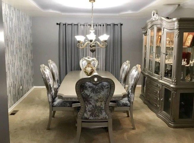 Dining Table And China