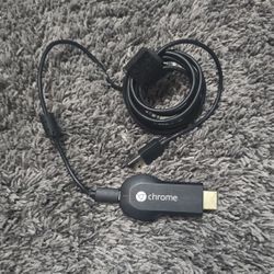 Google Chromecast (1st Generation) Streaming Media Player - H2G2-42 (Black)