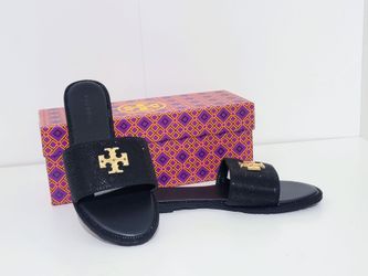 Tory burch black sandals