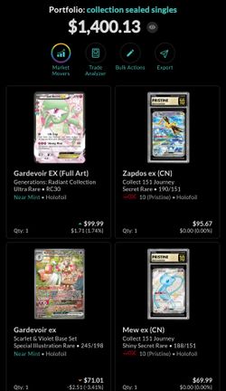 $1400 in value Pokemon collection  TAKE ALL $1100 obo Vintage 1st ed to modern collection

Pokemon
Pikachu
Mewtwo
Alakazam
Lickitung
Blastoise
Etc

Se