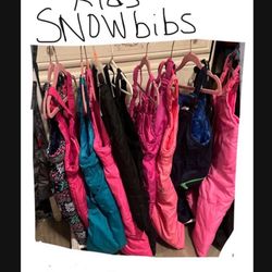 SNOW BIBS 2T -3T -4T And Other 20$ EACH 