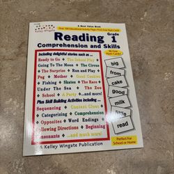 reading comprehension and skills First  Grade Skills teacher book manual, unused