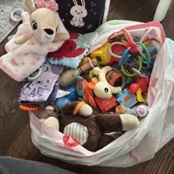 Bag Of Random Baby Toys 