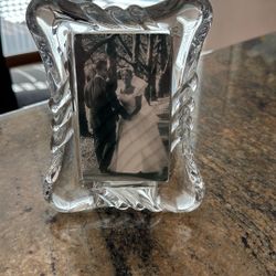 Mikasa3x5 Glass/crystal Picture Frame