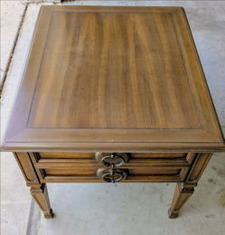 Drexel Fontanella Four Legged Wood Table