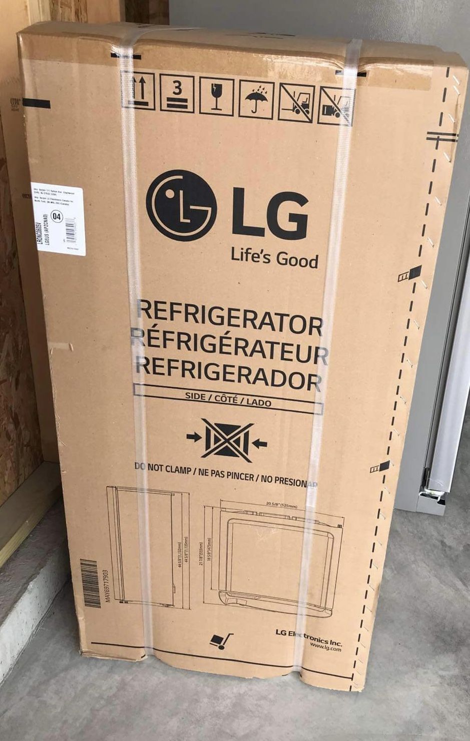 LG - 5.79 Cu. Ft. Top-Freezer Refrigerator with Semi Auto Defrost - Platinum Silver