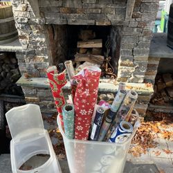Wrapping paper in storage years of wrapping paper you won’t have to buy