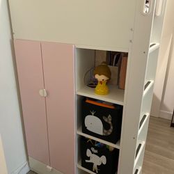 Kids Bunk Bed With Desk 