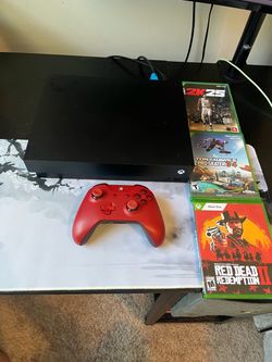 Xbox One X 1TB with 3 games and controller