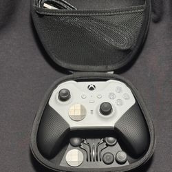 Microsoft Elite Two Controller With Charger, Case Cable, And Button Buttons