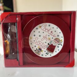 Cookies for Santa Milk Bottle And Plate