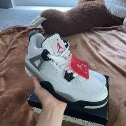 Jordan 4 White Cement 