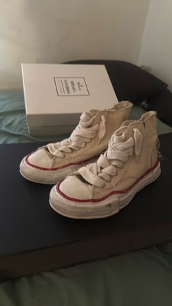 Maison Mihara Yasuhiro, Size 45M - High-Top Canvas Sneakers