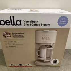 Bella VersaBrew 2-in-1 Coffee System - K-cup compatible