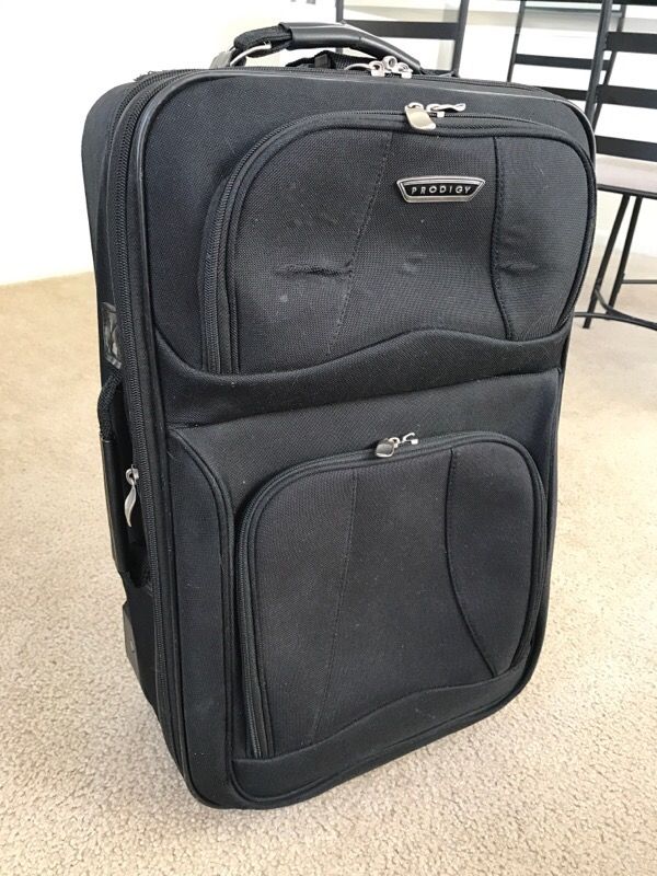 Black carry on suitcase