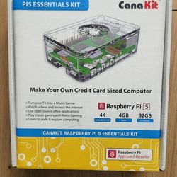 CanaKit PI5 Essentials Kit- 4GB ram & 32GB storage