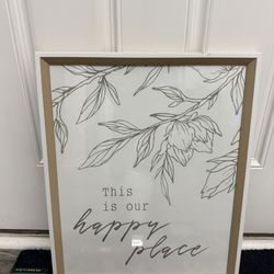 Happy Place Wall Decor 