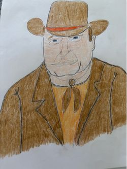 Cowboy drawing