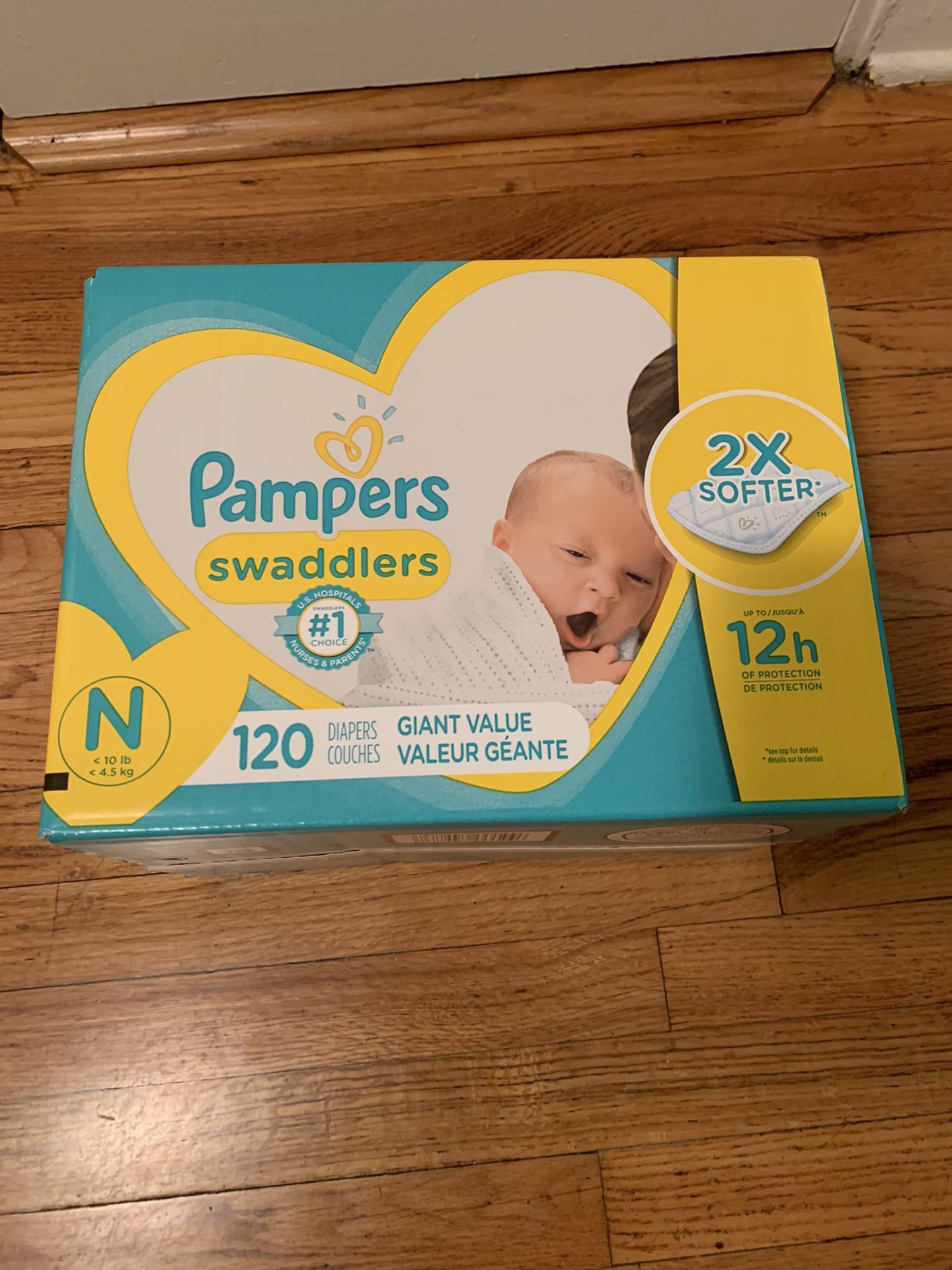 Newborn diapers box never open!