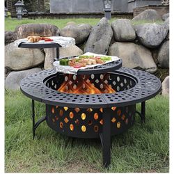 36 Inch Firepit/Grill