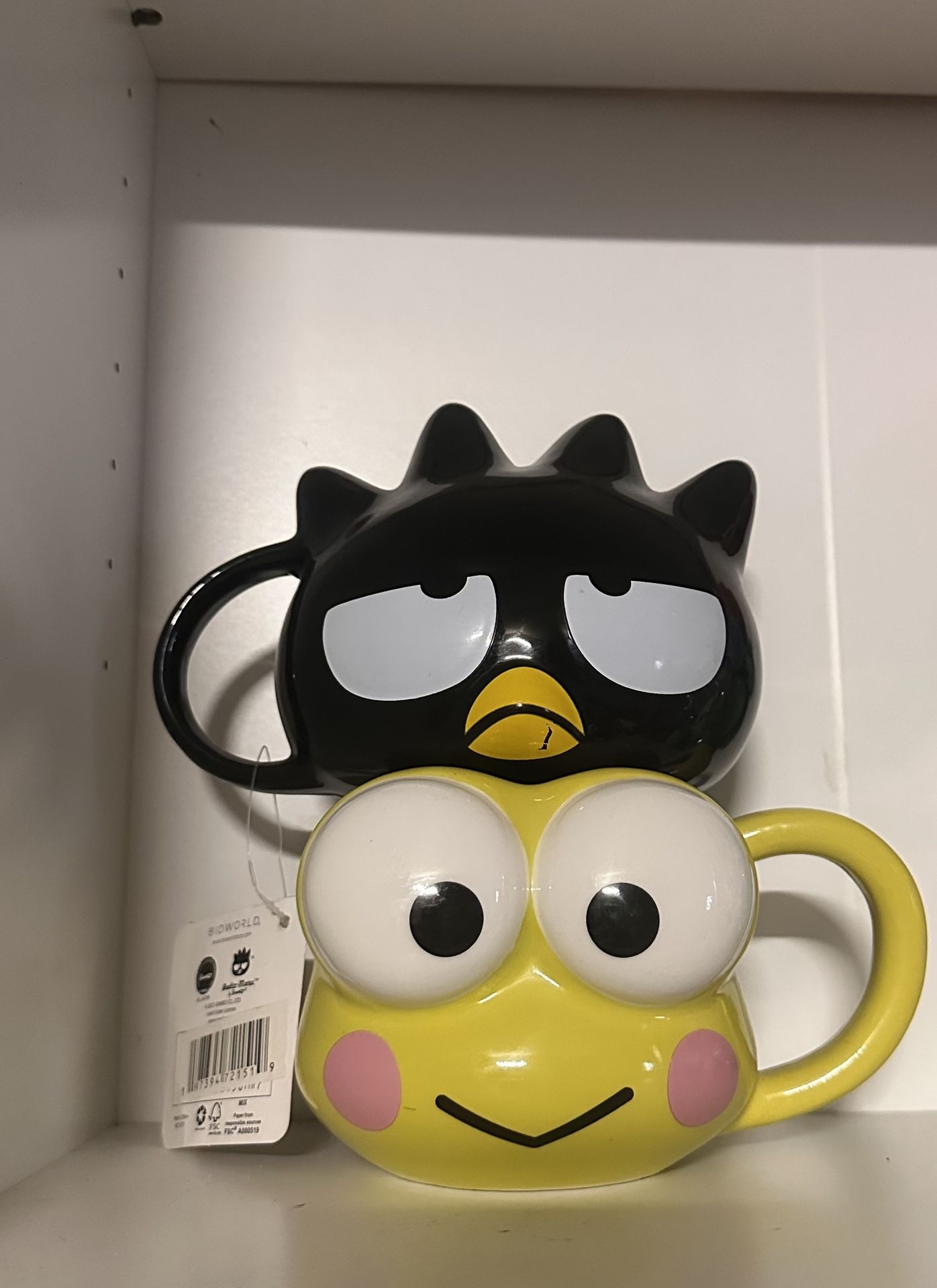 Badtz Maru & Keroppi mugs