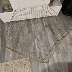 Pet Playpen 5 Panels 24”x24” Gold Puppy Exercise Pen Foldable Dog Cat Rabbit🐰🐇🐈‍⬛🐱