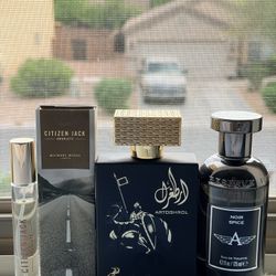 Set of 3 Men's Fragrances: Sahari, Michael Malul, Aviator (Total 235ml)