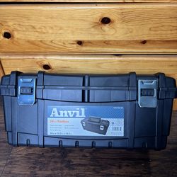Anvil 24 in heavy-duty resin Toolbox