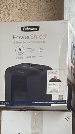 Fellowes shredder