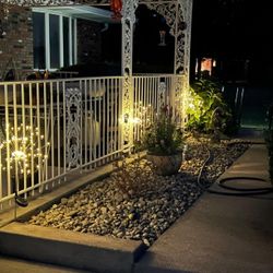 2-Pack Solar Garden Lights with 120 LEDs - Decorative Outdoor Yard Lights