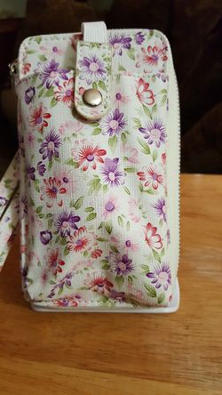 Cell phone purse/wallet with strap