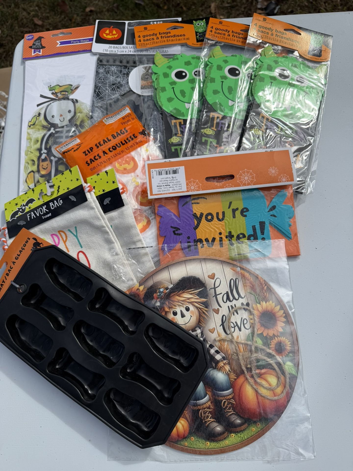 Halloween Treat Bags And Extra items