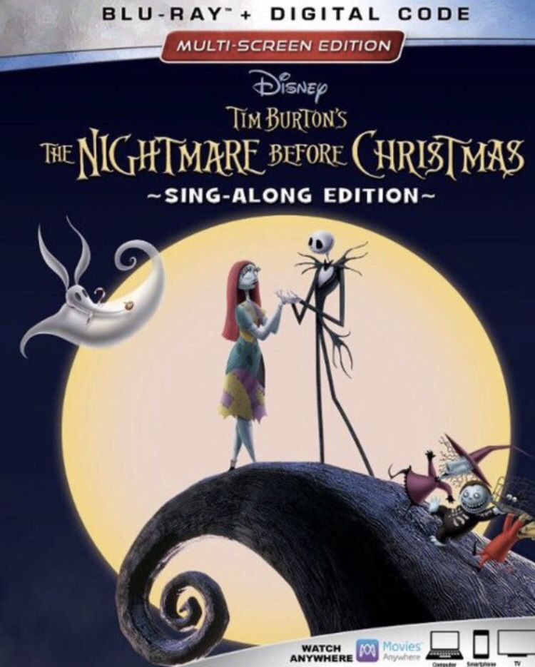 The nightmare before christmas Disney marvel Harry Potter DC movies Bluray and dvd collectibles