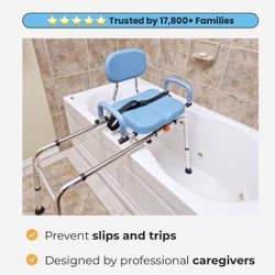 Allvibrant Swivel Tub Transfer Bench