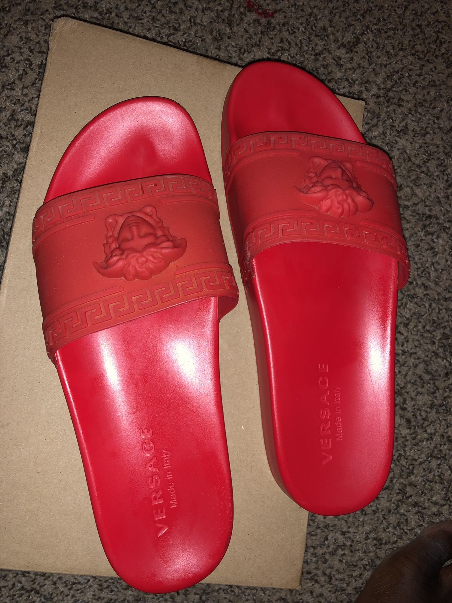 Versace slides sandals