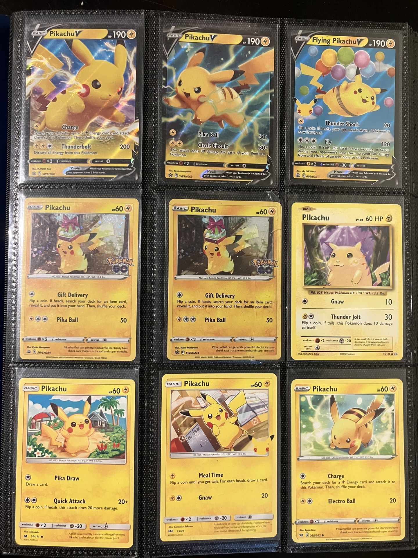 Pokemon Binder 182 Cards NM or Better Condition