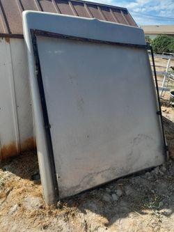 Fiber glass truck bed cover