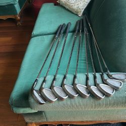 King Cobra  3-SW Golf Irons.  SW Is a  Cleveland 56 Degree.