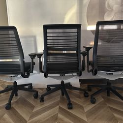 Three (3) Steelcase Office Chair in Mint Condition