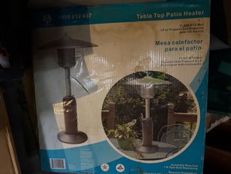 Table top patio heater