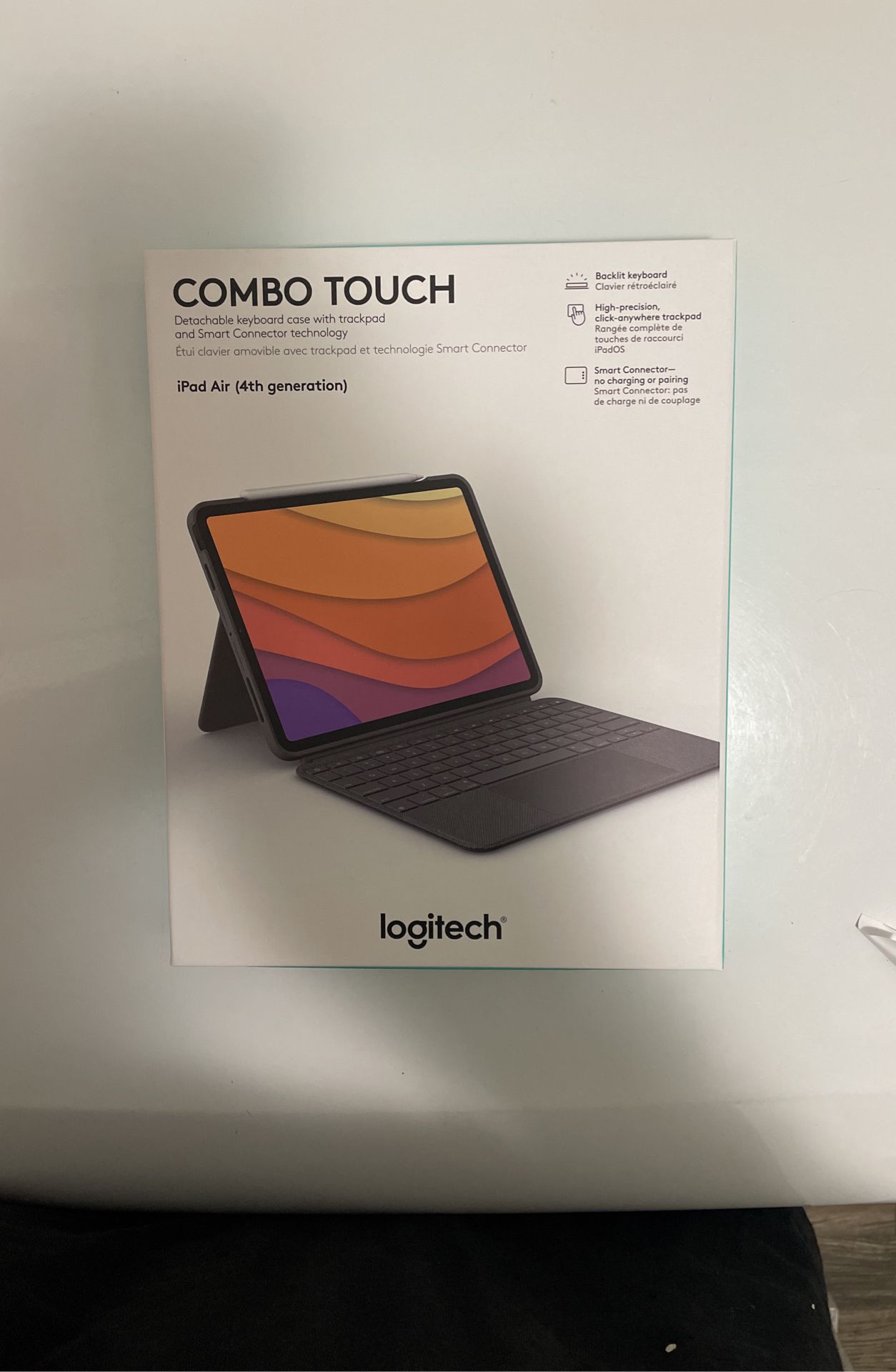 Logitech iPad Air Detachable keyboard case with trackpad