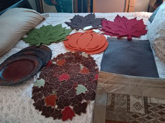 Fall Harvest Decorative Placemats & Charger Plates