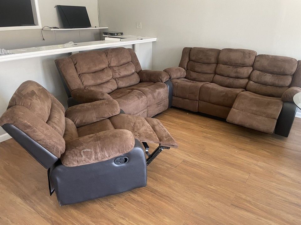 ⭐️3PC RECLINER SET $795 !! YOU DONT PAY UNTIL WE ARRIVE!!