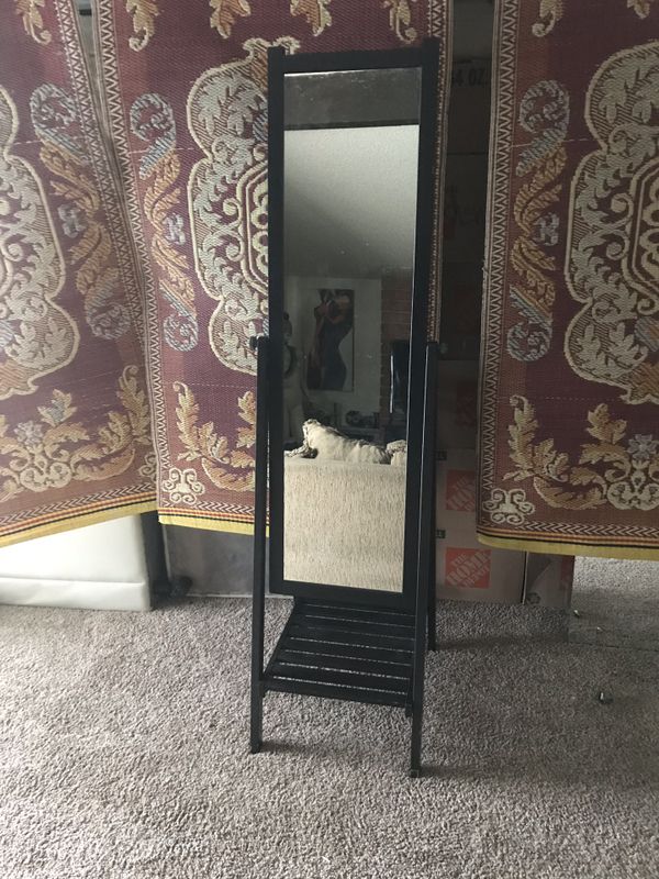 Wooden Full Length Mirror With Shelf For In Garden Grove Ca Offerup