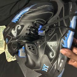 Blue And Black Jordan 5s