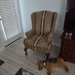 Queen Anne High Back Chair