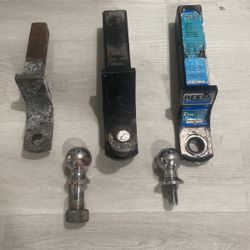 Trailer Hitches W/ Balls (three)