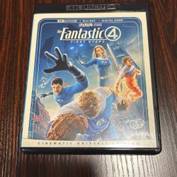 The Fantastic 4 First Steps 4k Blu Ray 