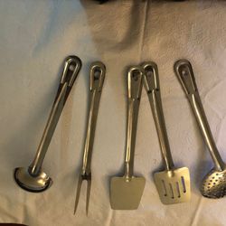 Stainless steel 5 Kitchen Utensil Set 13" 