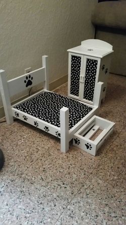 Dog bed closet and toy box
